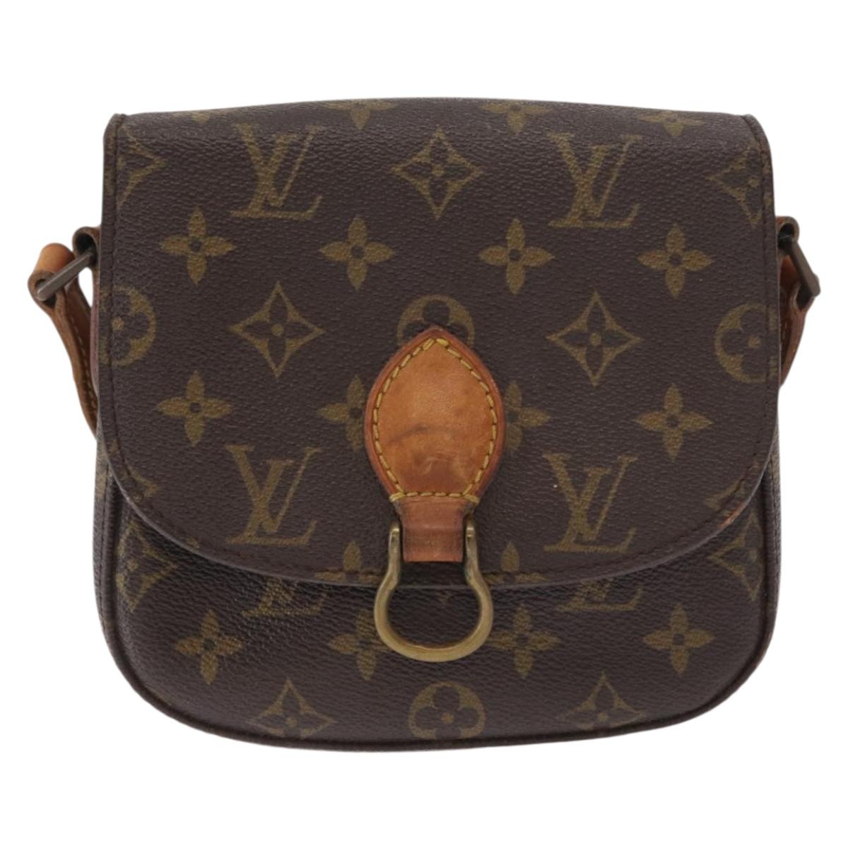 LOUIS VUITTON Monogram Saint Cloud PM Shoulder Bag M51244 LV Auth ka952