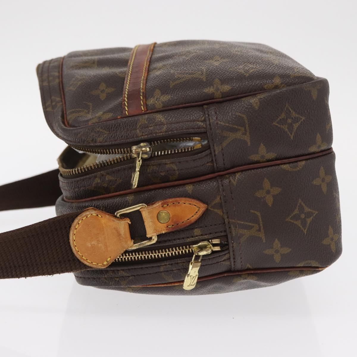 LOUIS VUITTON Monogram Reporter PM Shoulder Bag M45254 LV Auth ka955