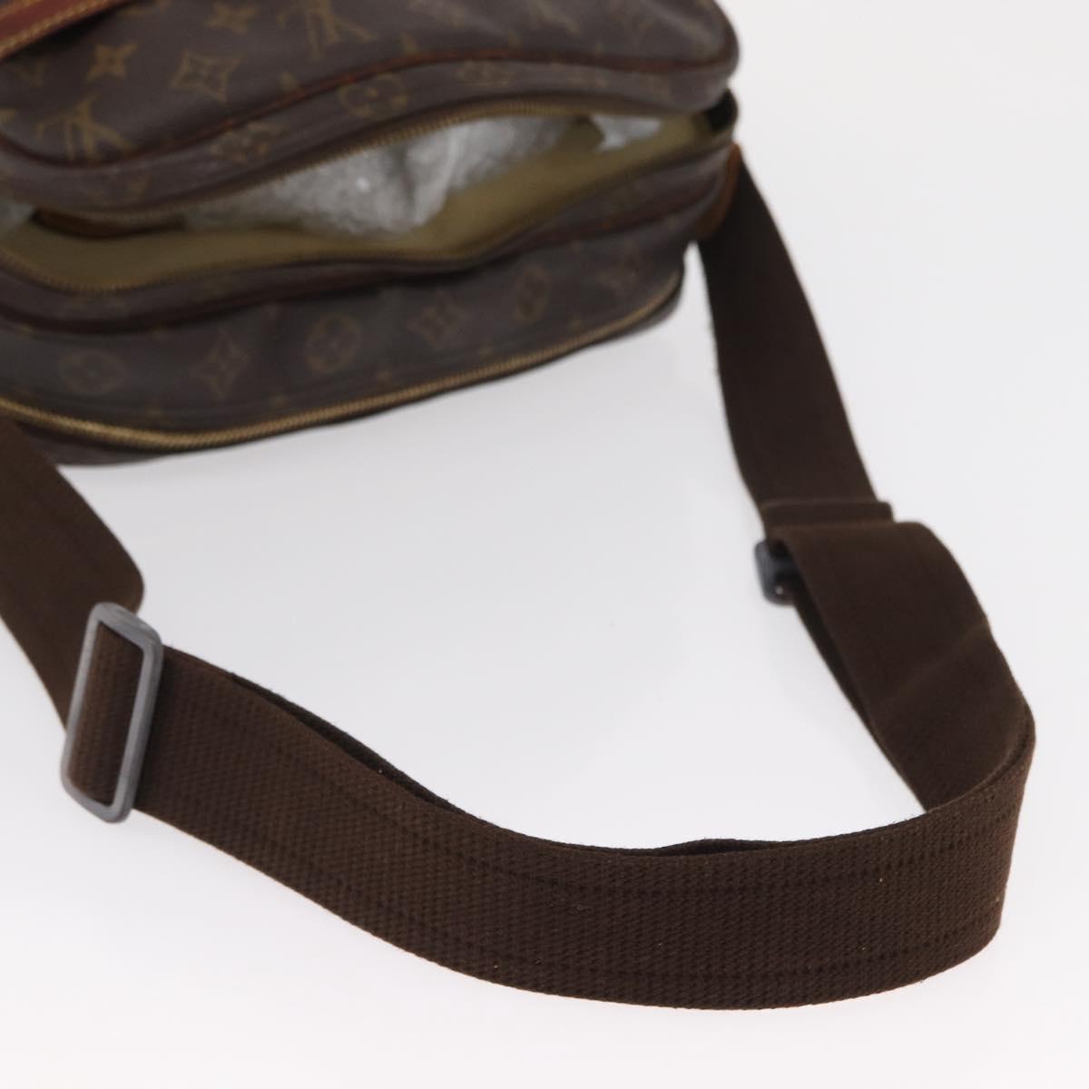 LOUIS VUITTON Monogram Reporter PM Shoulder Bag M45254 LV Auth ka955