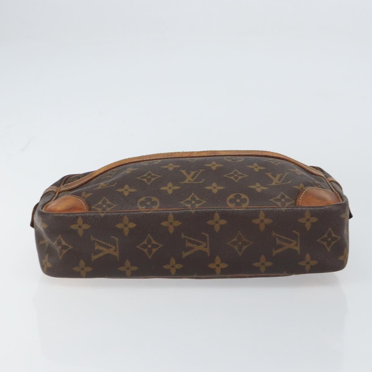 LOUIS VUITTON Monogram Compiegne 28 Clutch Bag M51845 LV Auth ka961