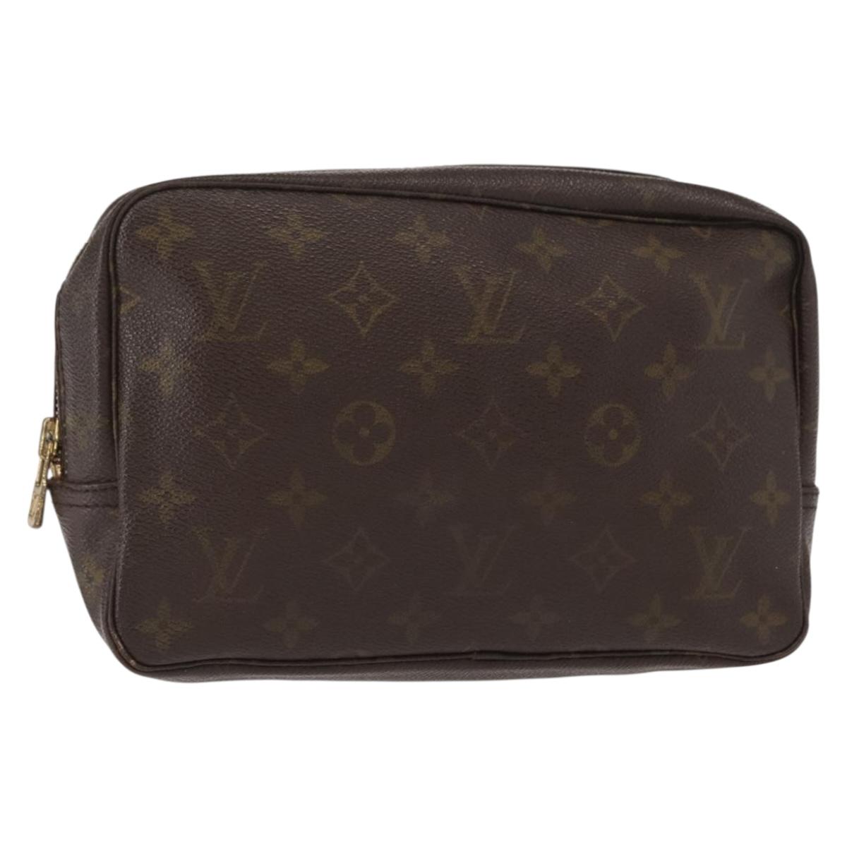 LOUIS VUITTON Monogram Trousse Toilette 23 Clutch Bag M47524 LV Auth ka962