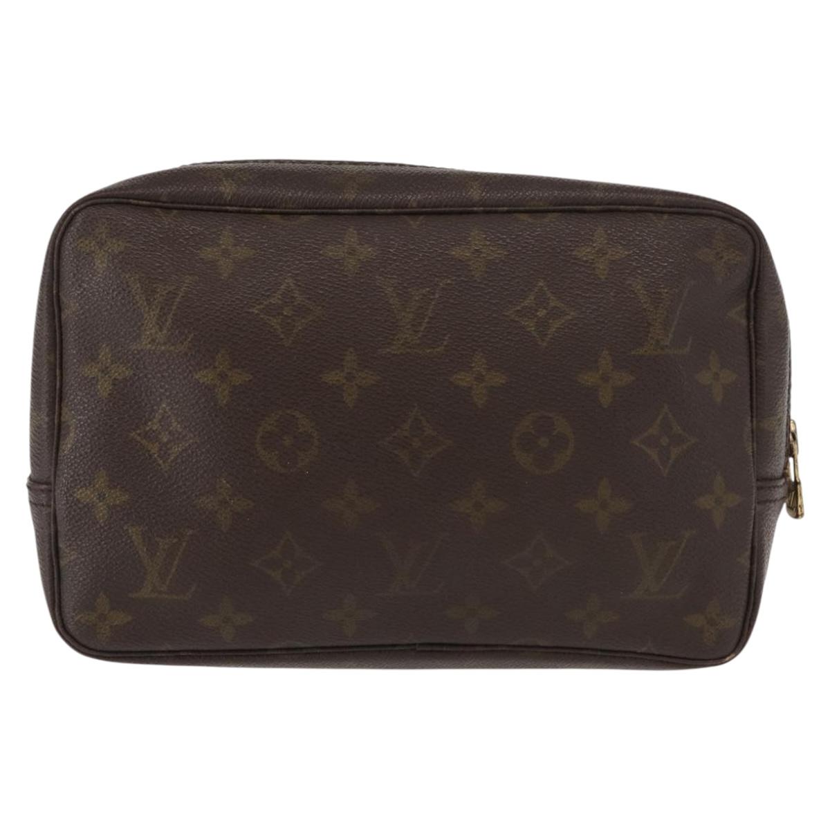 LOUIS VUITTON Monogram Trousse Toilette 23 Clutch Bag M47524 LV Auth ka962