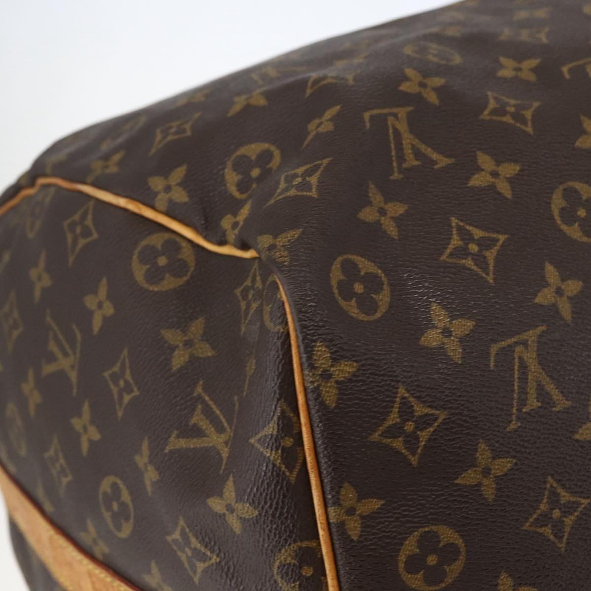 LOUIS VUITTON Monogram Keepall Bandouliere 60 Boston Bag M41412 LV Auth ka964