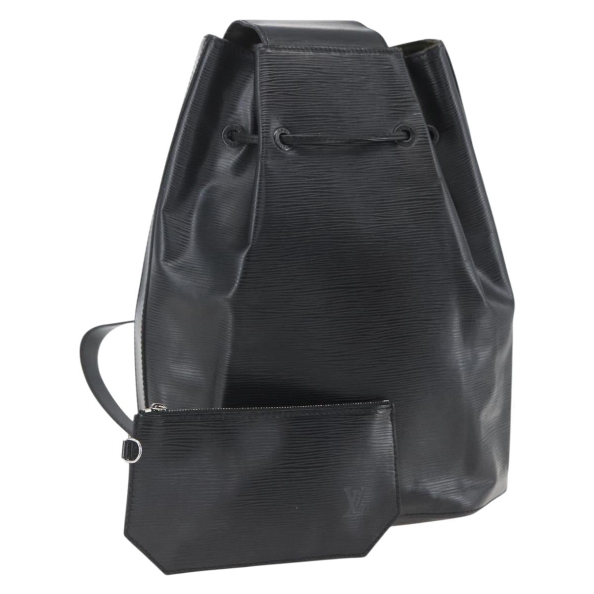 LOUIS VUITTON Epi Sac A Dos Shoulder Bag Black M80153 LV Auth ka972
