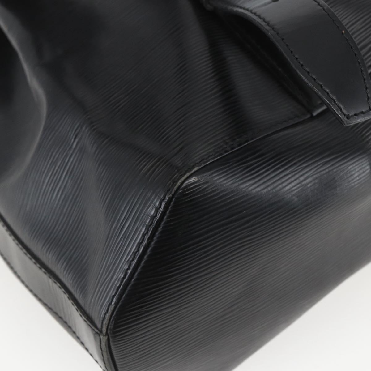 LOUIS VUITTON Epi Sac A Dos Shoulder Bag Black M80153 LV Auth ka972