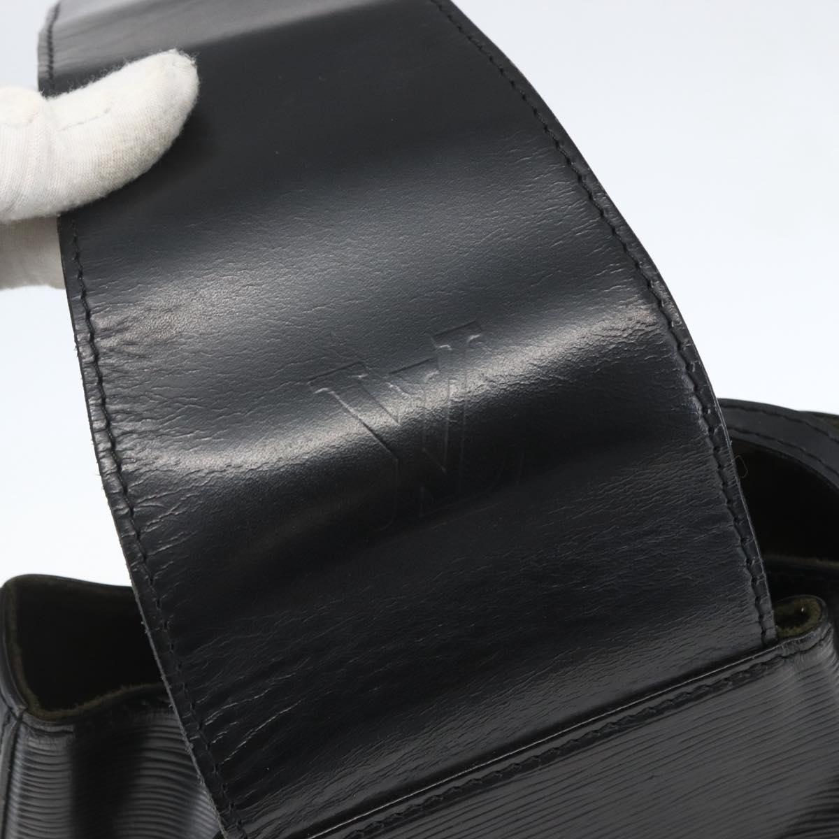 LOUIS VUITTON Epi Sac A Dos Shoulder Bag Black M80153 LV Auth ka972