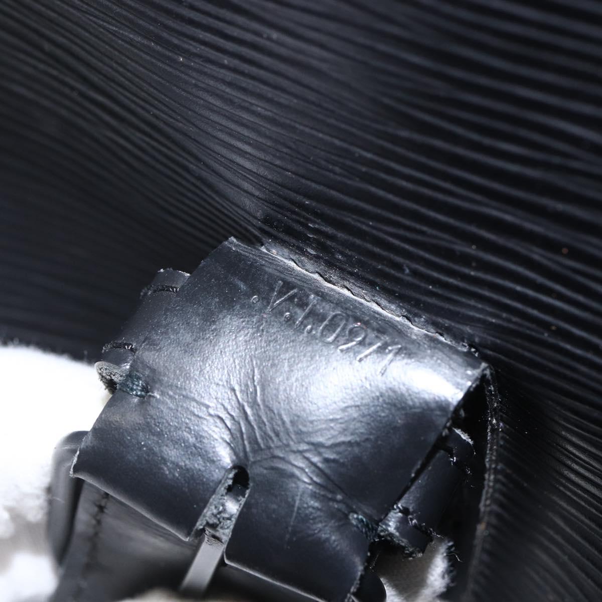 LOUIS VUITTON Epi Sac A Dos Shoulder Bag Black M80153 LV Auth ka972