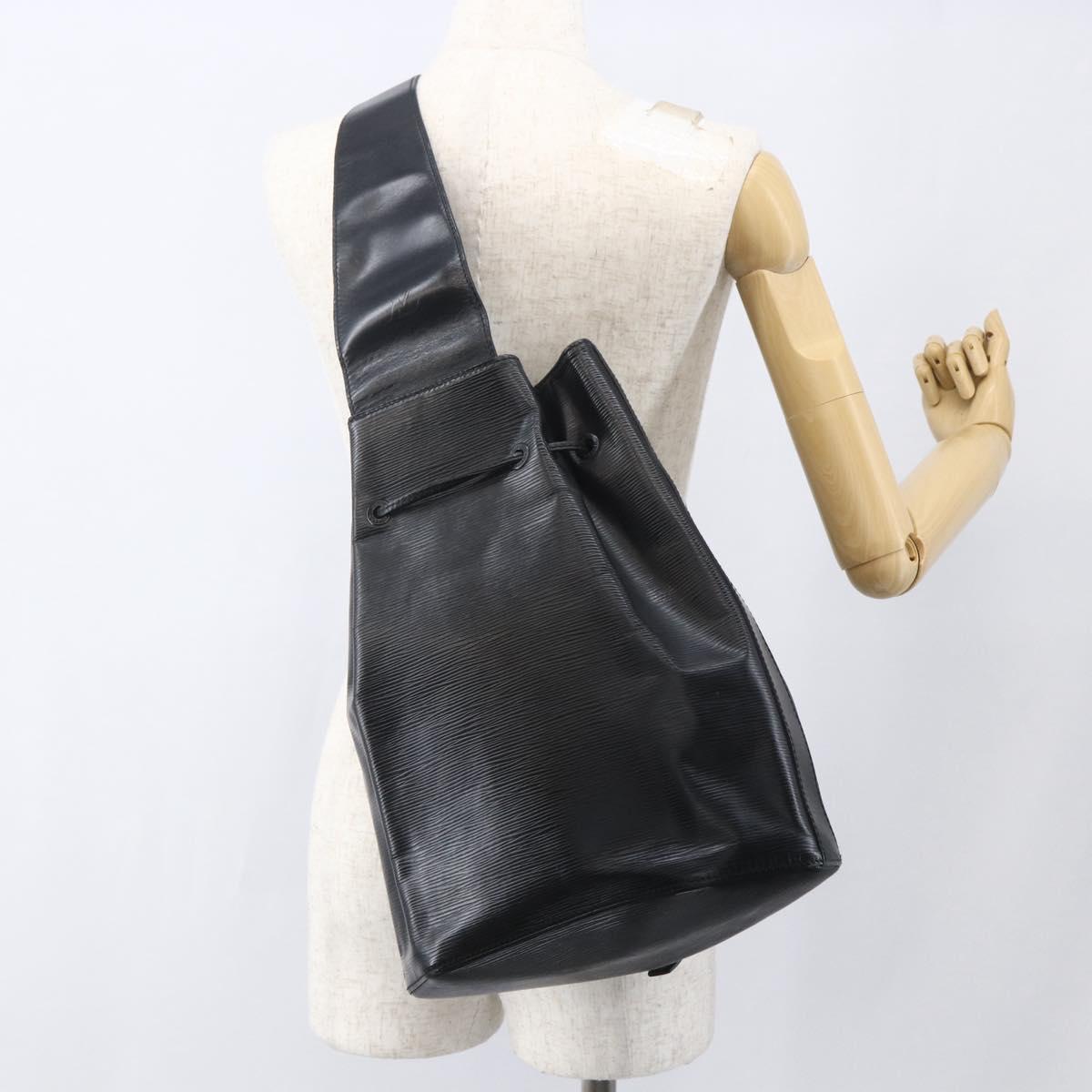 LOUIS VUITTON Epi Sac A Dos Shoulder Bag Black M80153 LV Auth ka972