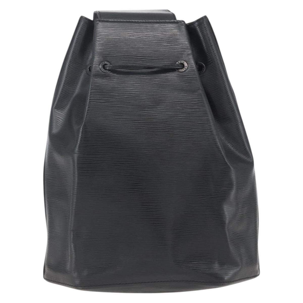 LOUIS VUITTON Epi Sac A Dos Shoulder Bag Black M80153 LV Auth ka972