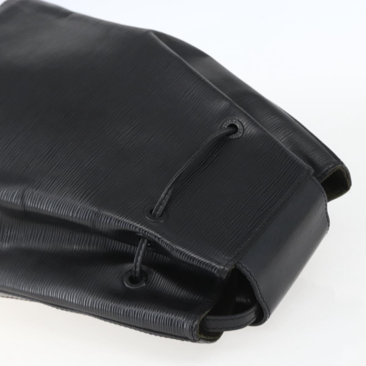 LOUIS VUITTON Epi Sac A Dos Shoulder Bag Black M80153 LV Auth ka972