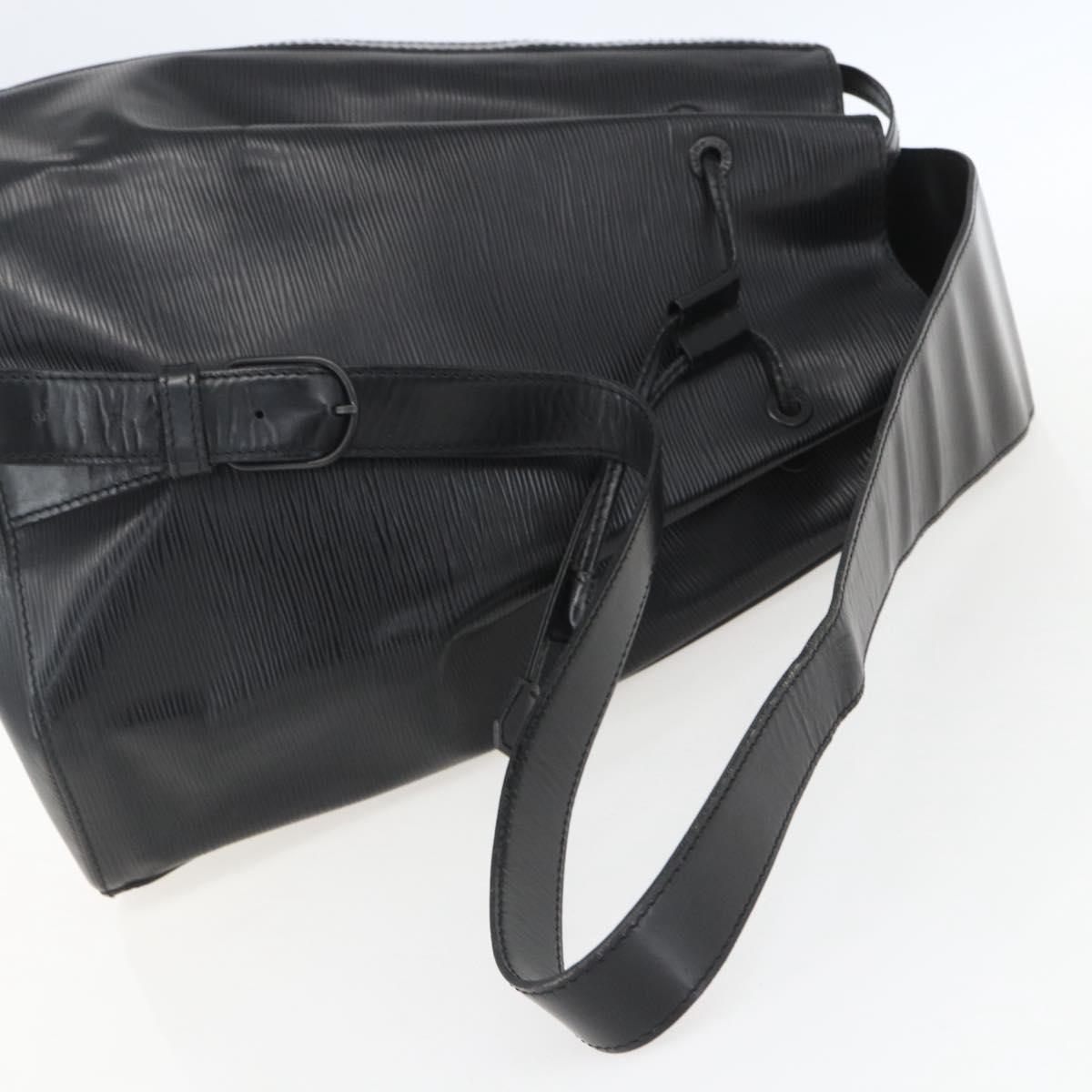 LOUIS VUITTON Epi Sac A Dos Shoulder Bag Black M80153 LV Auth ka972