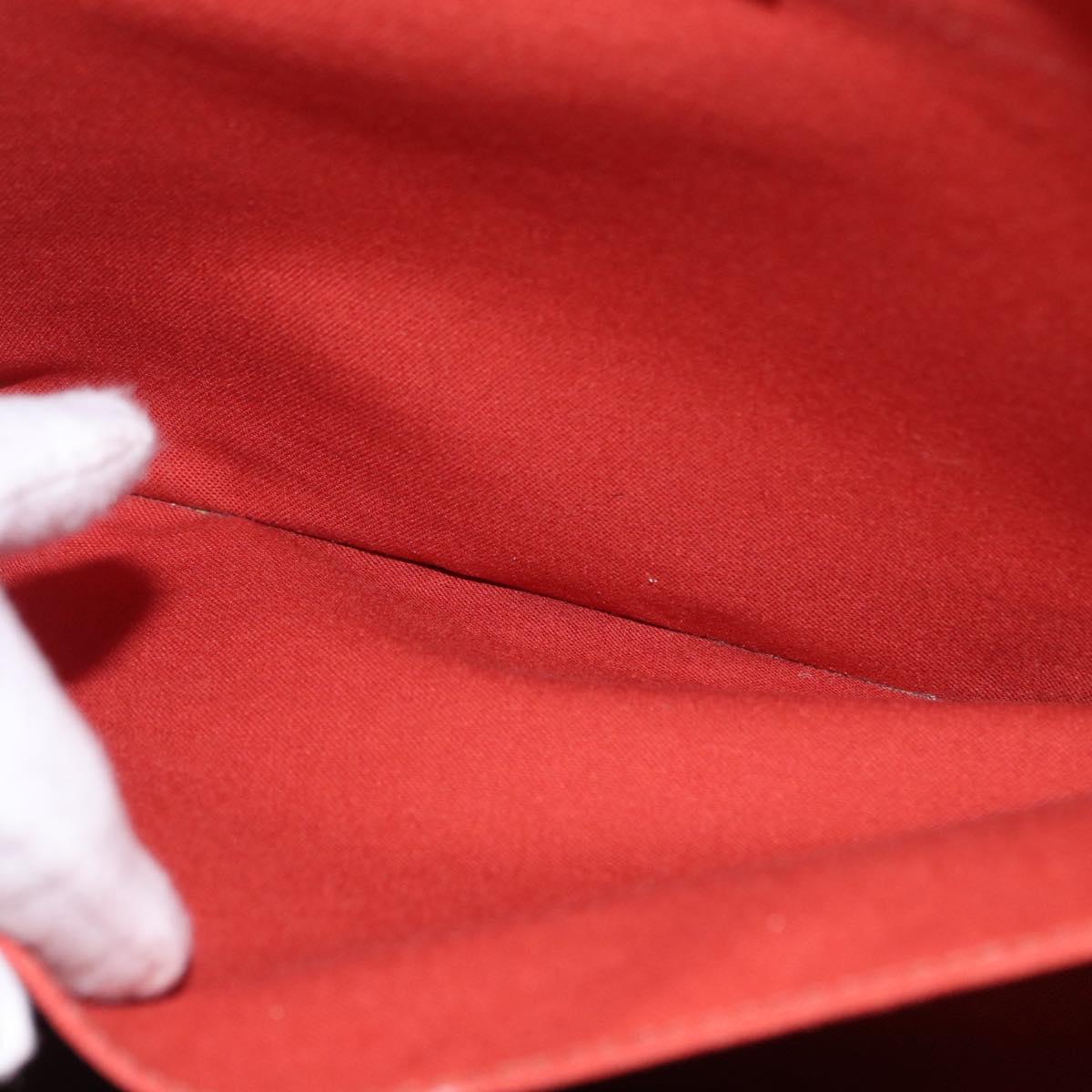 LOUIS VUITTON Damier Ebene Bastille Shoulder Bag N45258 LV Auth ka989