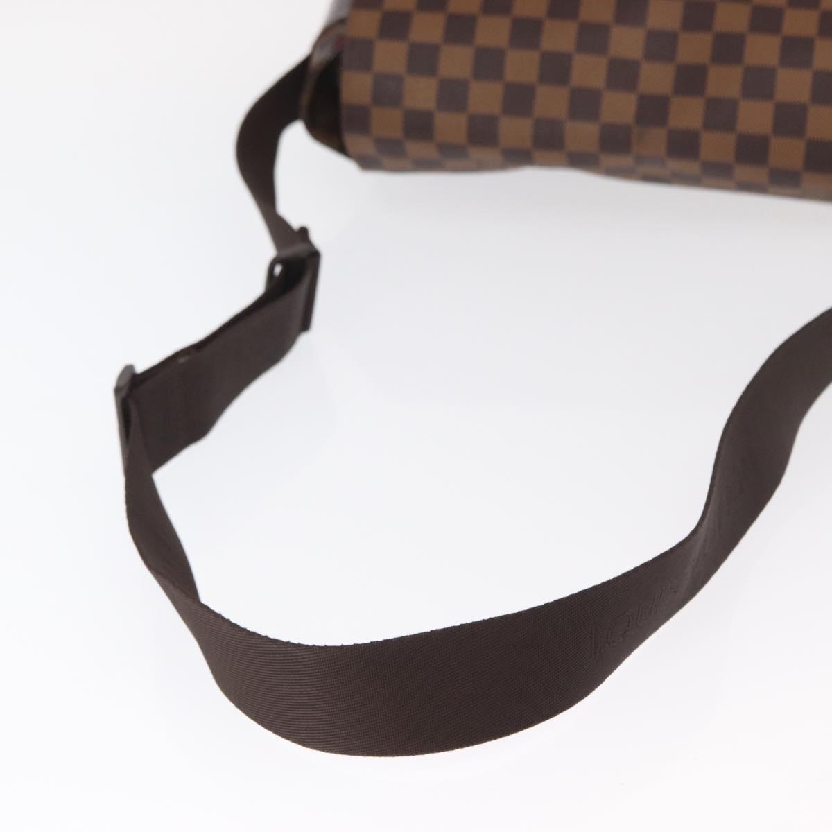 LOUIS VUITTON Damier Ebene Bastille Shoulder Bag N45258 LV Auth ka989