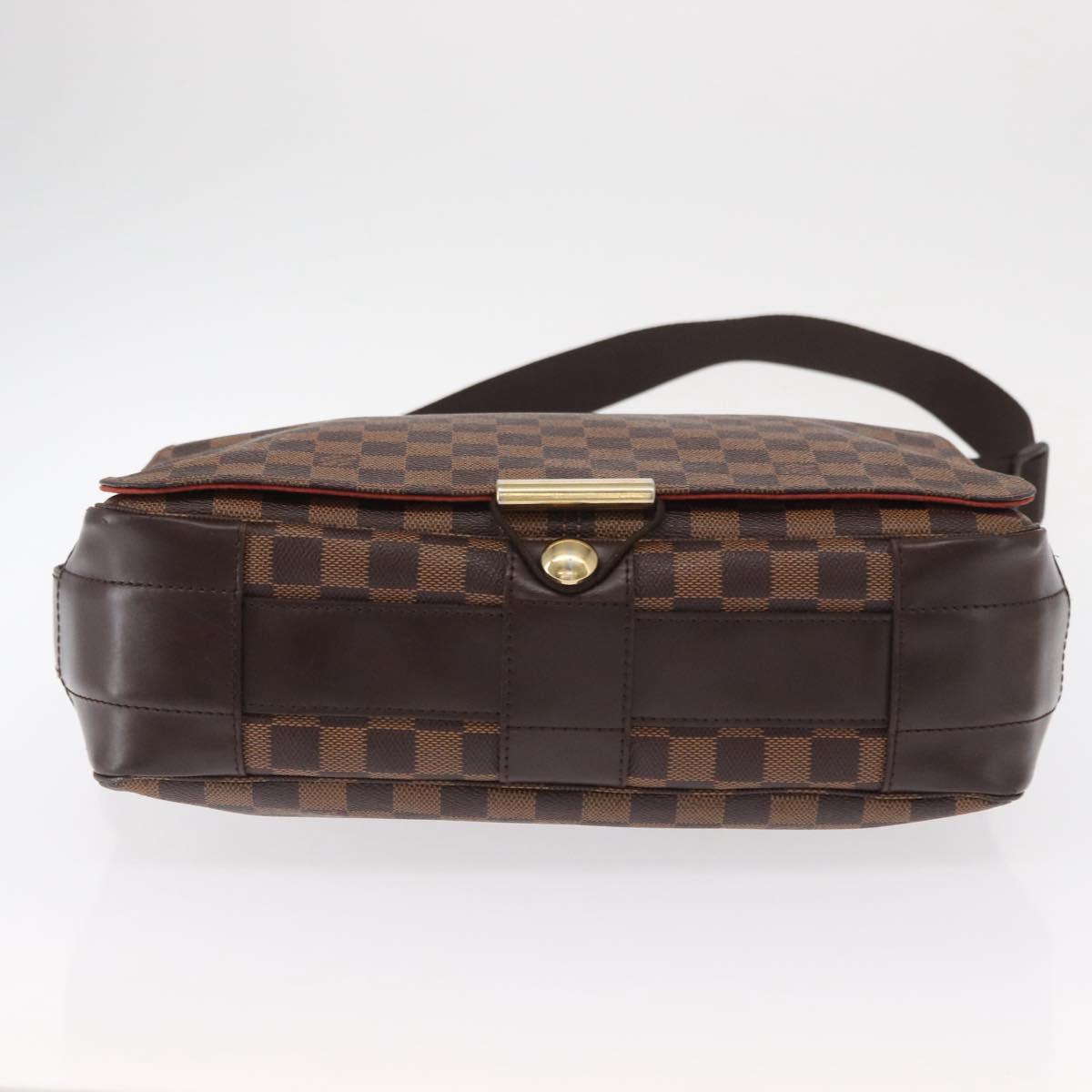 LOUIS VUITTON Damier Ebene Bastille Shoulder Bag N45258 LV Auth ka989