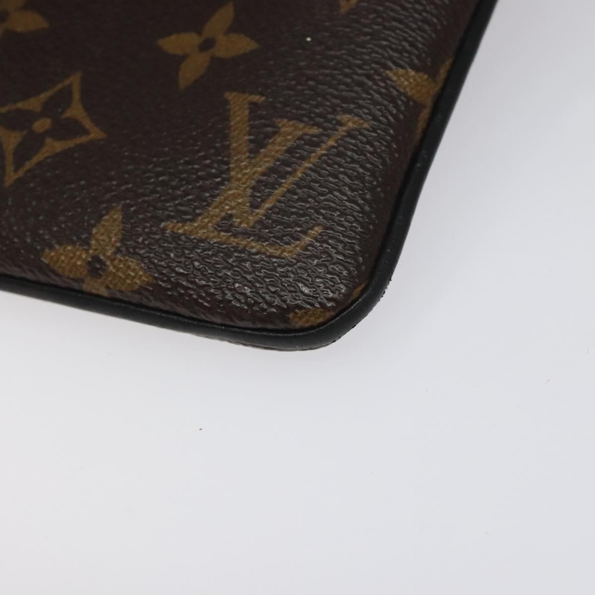 LOUIS VUITTON Monogram Zipped Pouch M67814 LV Auth KD010
