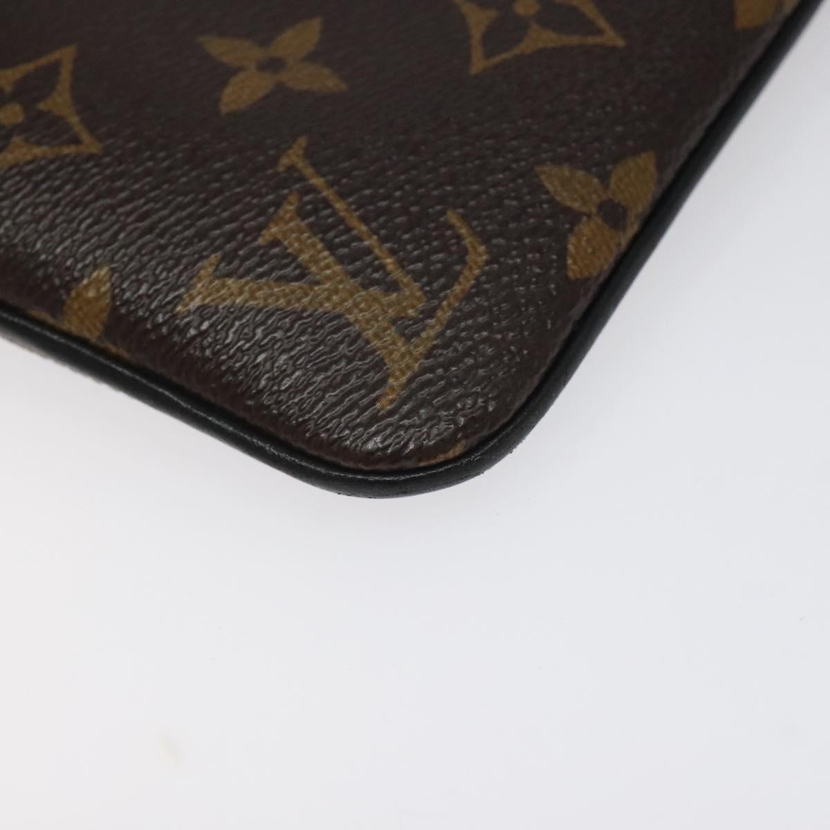 LOUIS VUITTON Monogram Zipped Pouch M67814 LV Auth KD010