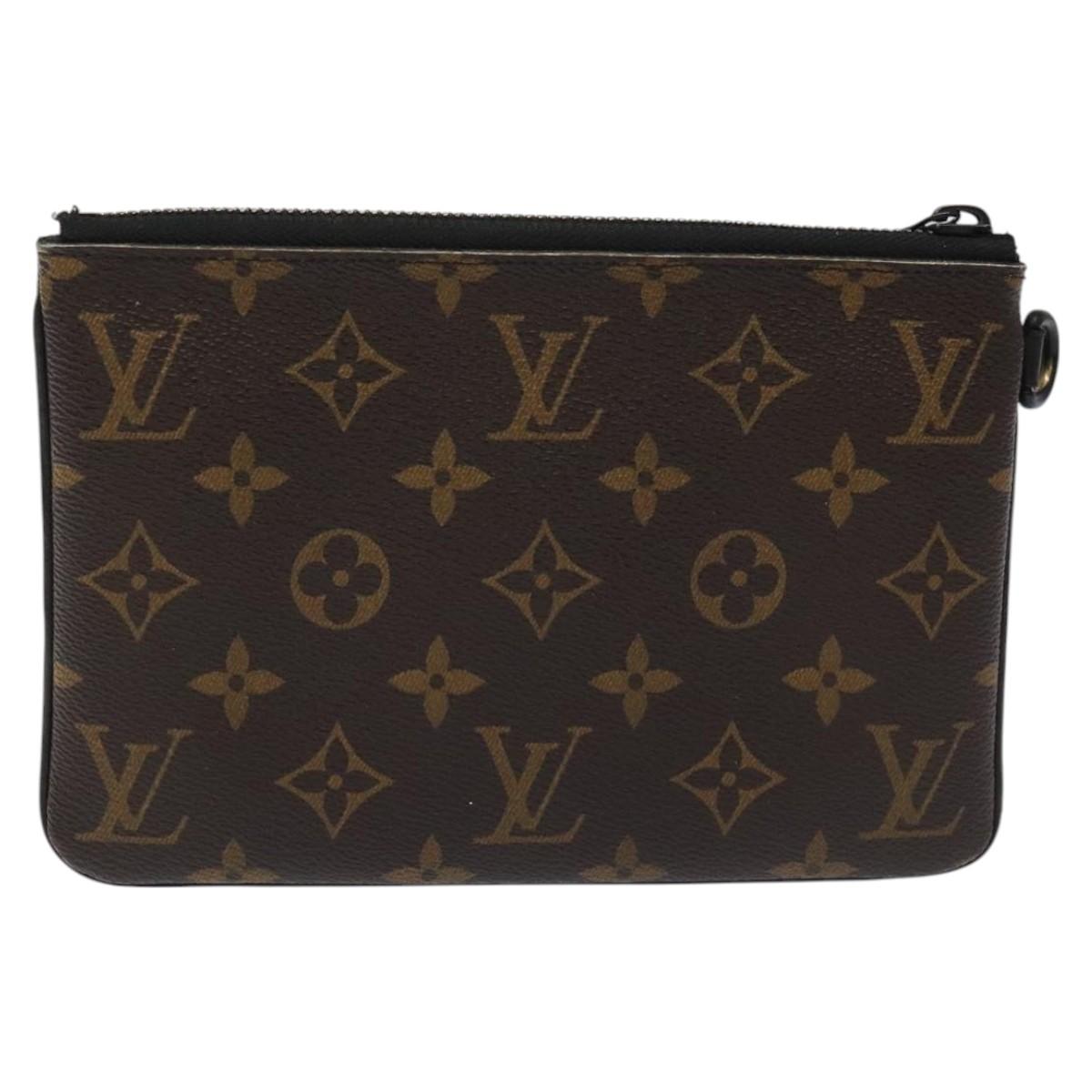 LOUIS VUITTON Monogram Zipped Pouch M67814 LV Auth KD010