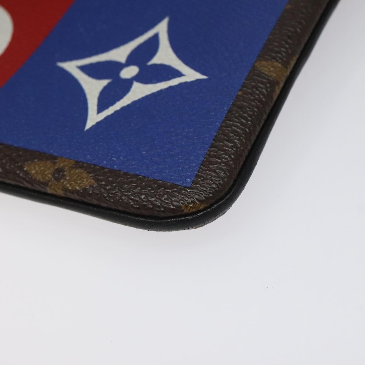 LOUIS VUITTON Monogram Zipped Pouch M67814 LV Auth KD010