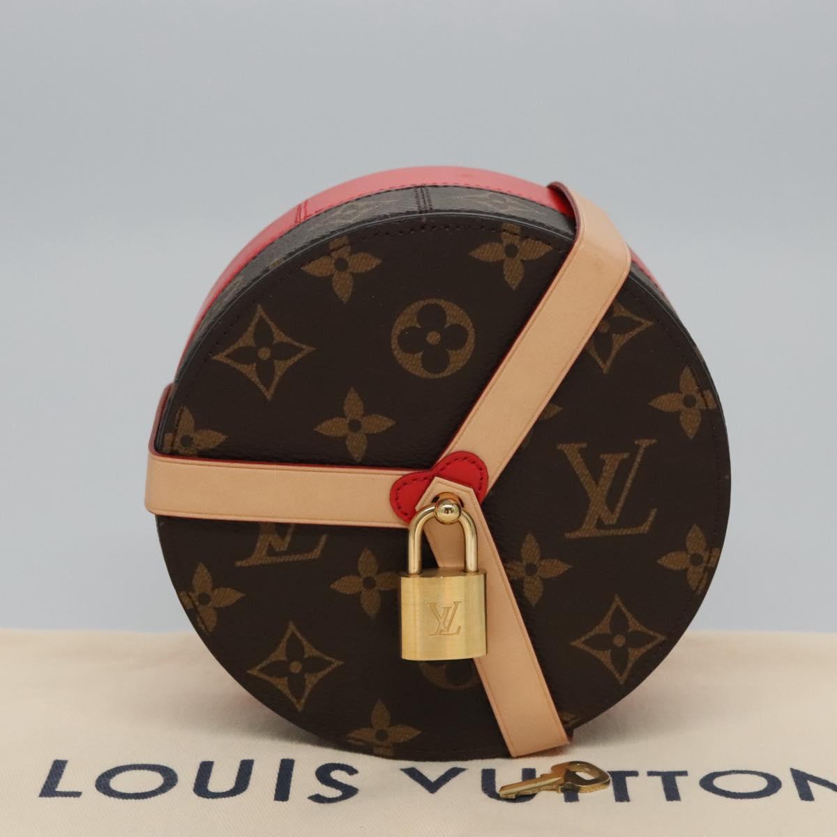 LOUIS VUITTON Monogram Boite Rock Me PM Accessory Case GI0352 LV Auth KD034A