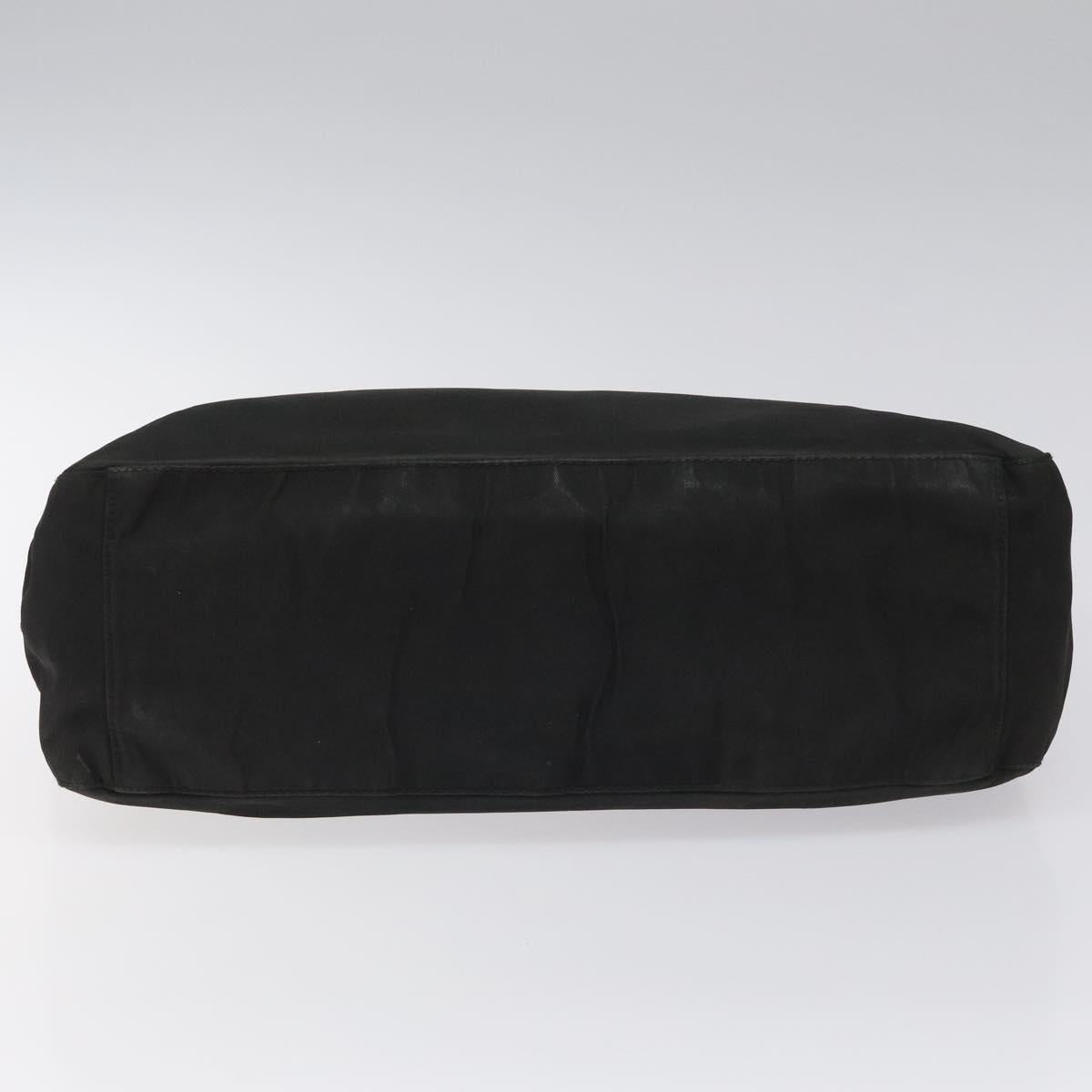PRADA Hand Bag Nylon Black Auth KD065