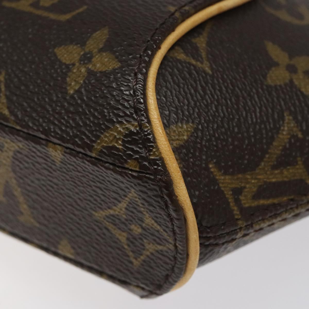 LOUIS VUITTON Monogram Mini ellipse Pouch M51129 LV Auth KD068V