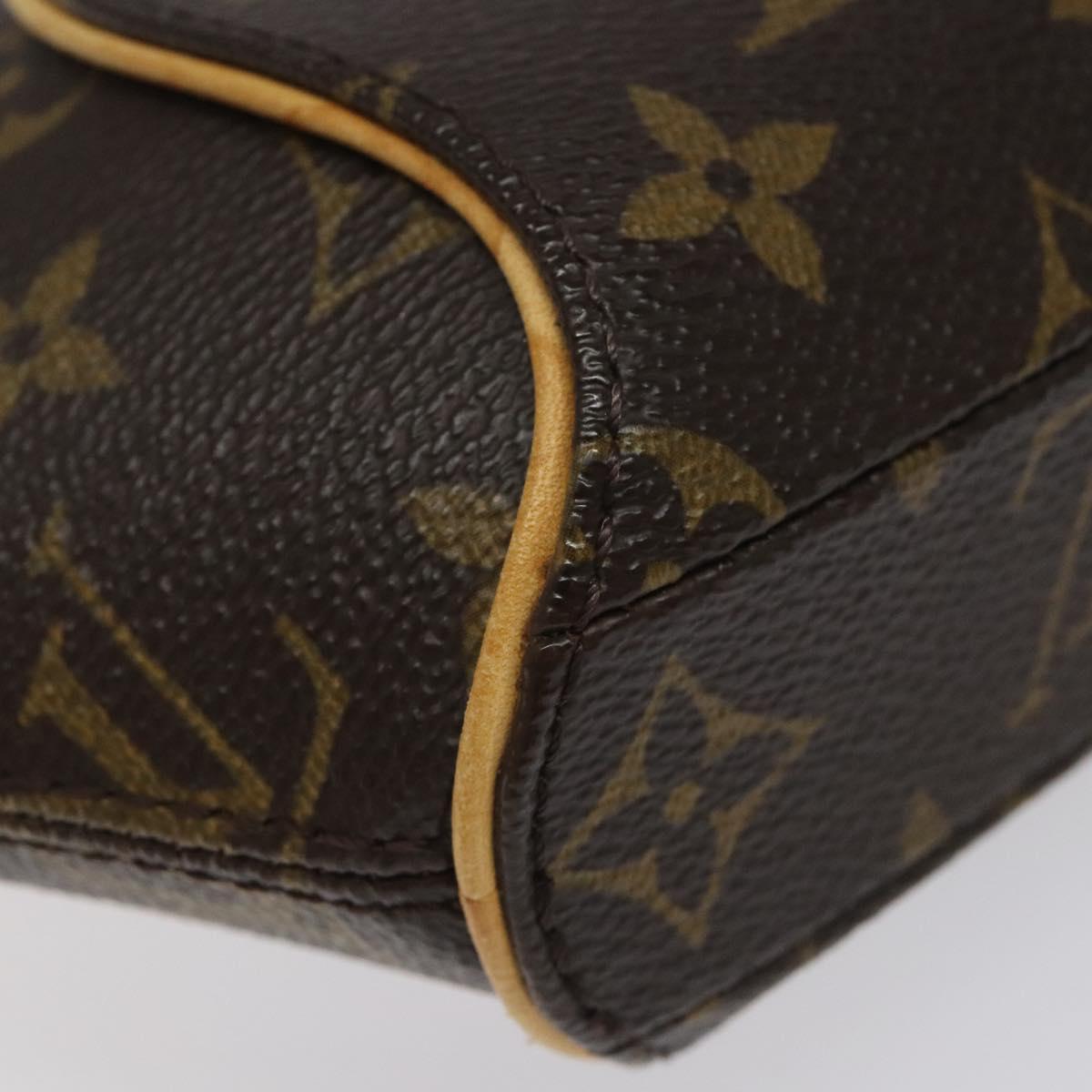 LOUIS VUITTON Monogram Mini ellipse Pouch M51129 LV Auth KD068V