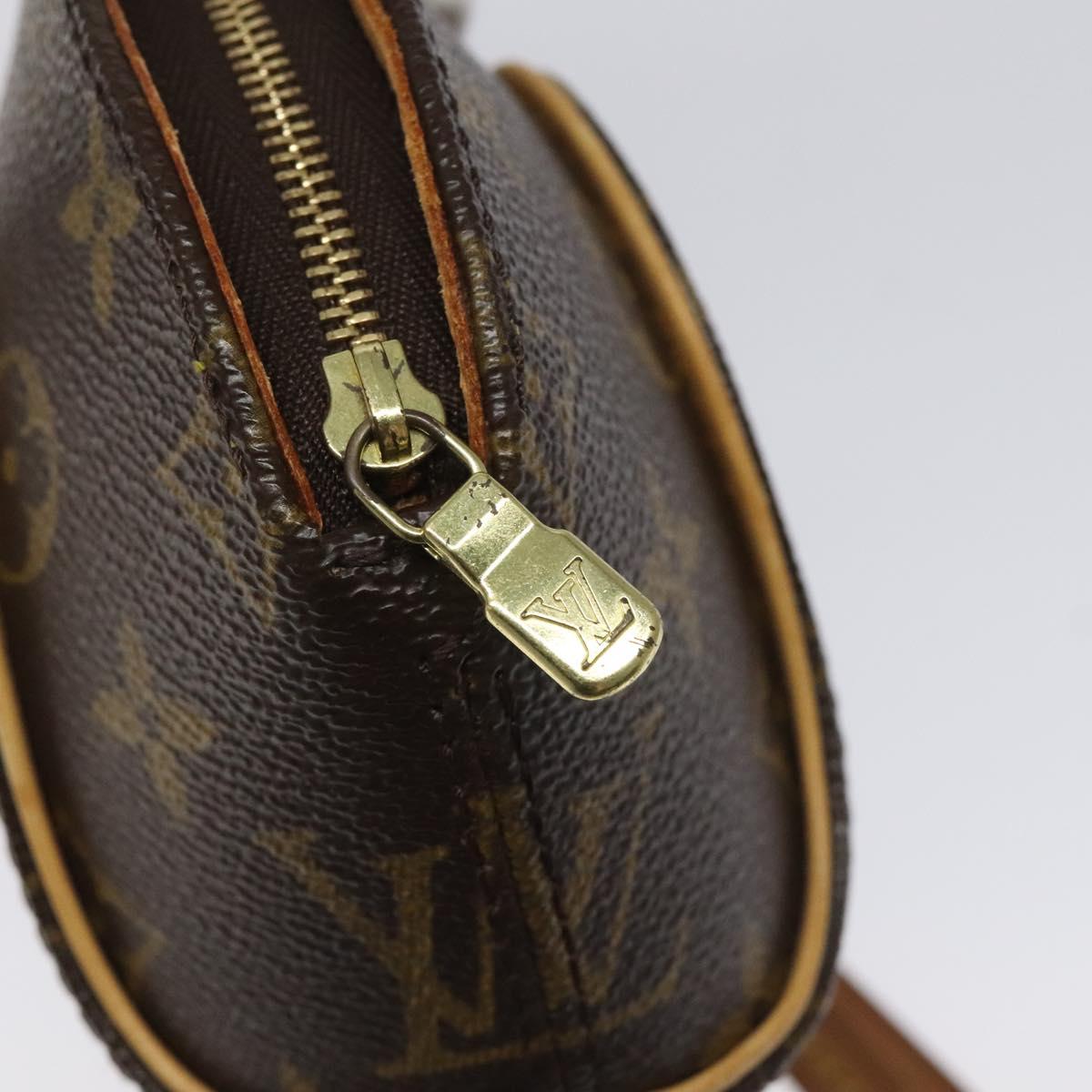 LOUIS VUITTON Monogram Mini ellipse Pouch M51129 LV Auth KD068V