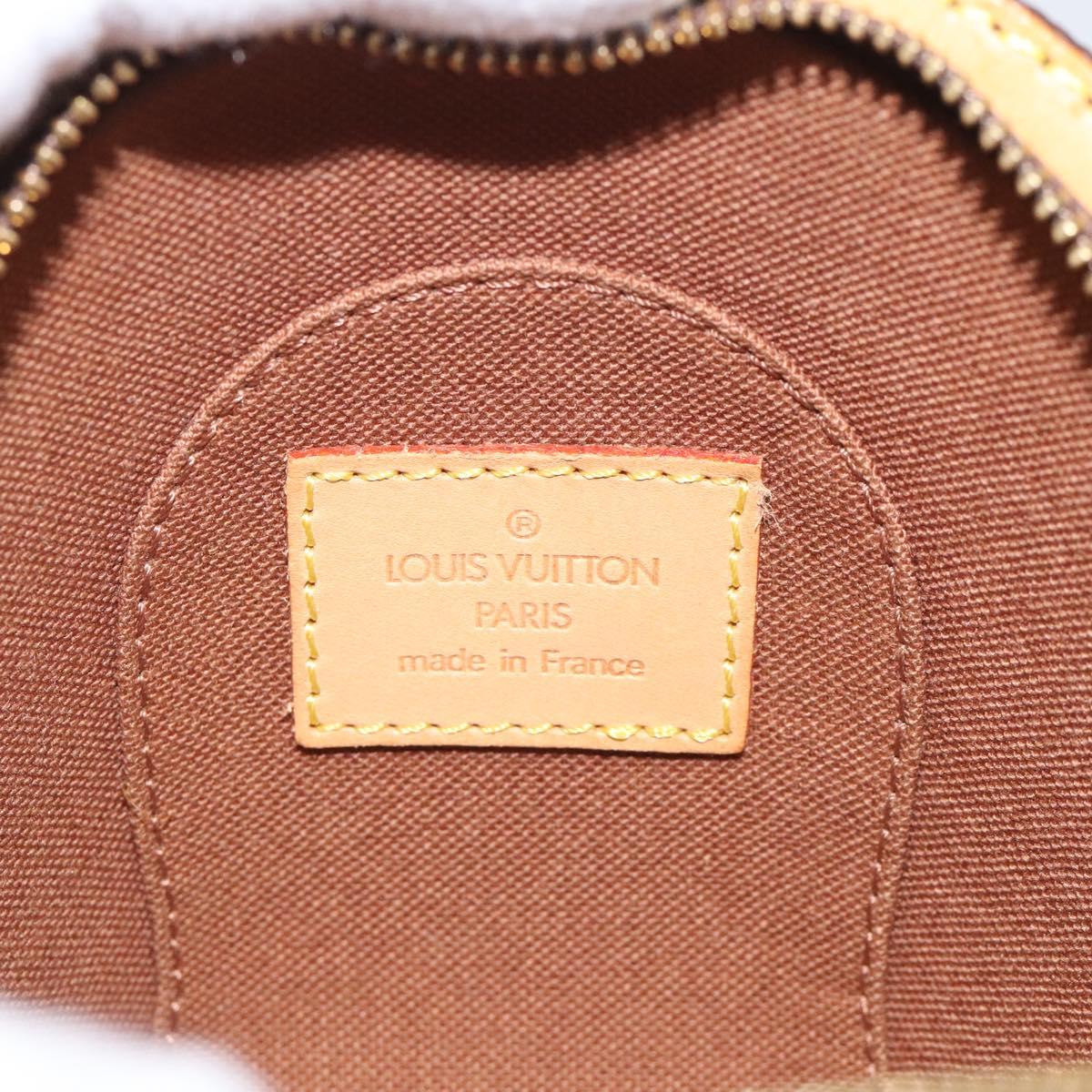 LOUIS VUITTON Monogram Mini ellipse Pouch M51129 LV Auth KD068V