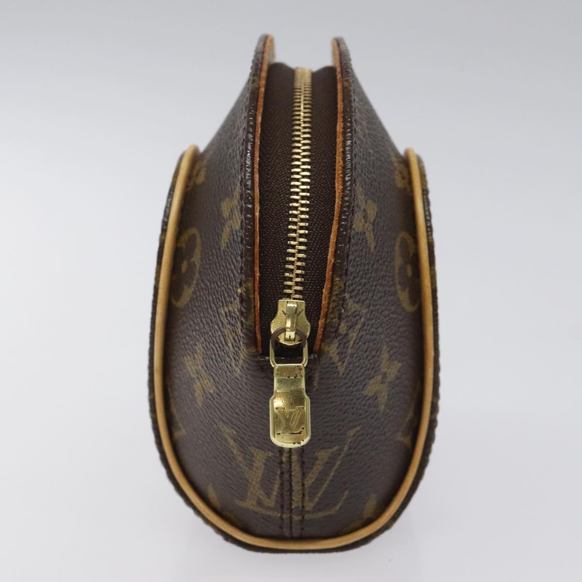 LOUIS VUITTON Monogram Mini ellipse Pouch M51129 LV Auth KD068V