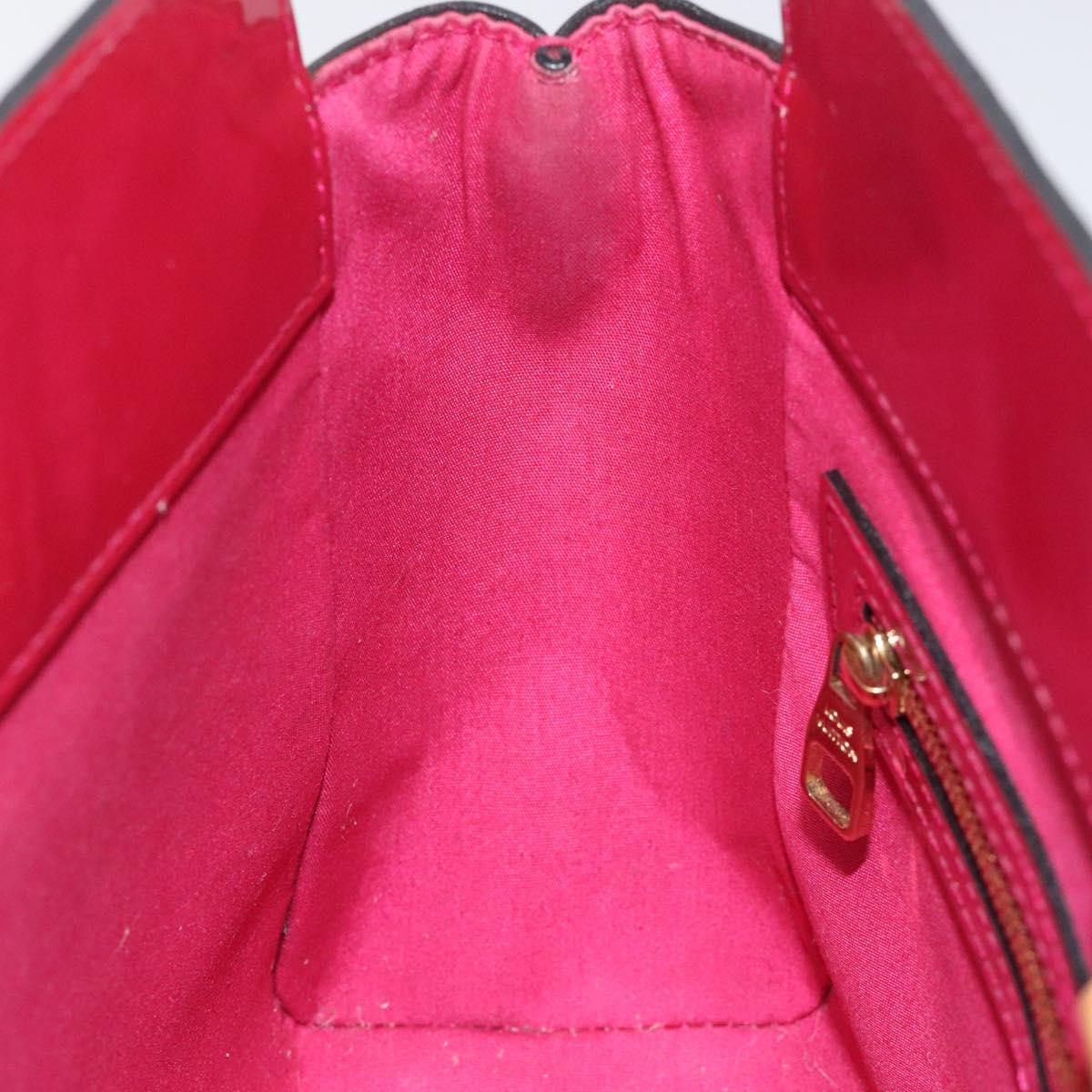 LOUIS VUITTON Monogram Vernis Catalina BB Bag Rose Andian M90016 LV Auth KD072