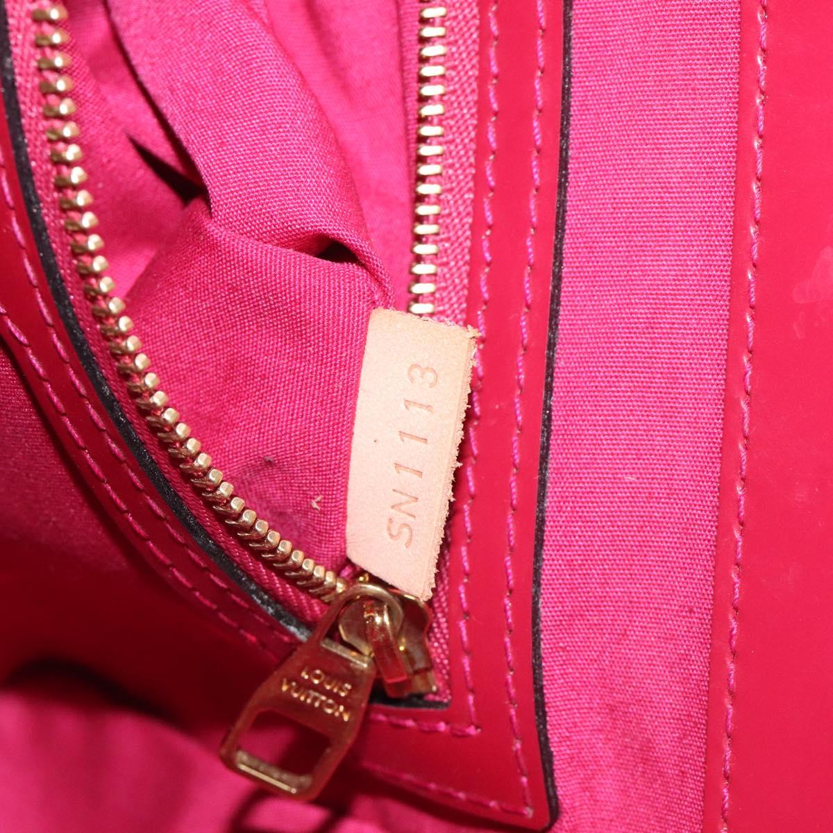 LOUIS VUITTON Monogram Vernis Catalina BB Bag Rose Andian M90016 LV Auth KD072
