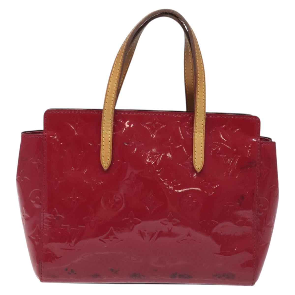 LOUIS VUITTON Monogram Vernis Catalina BB Bag Rose Andian M90016 LV Auth KD072