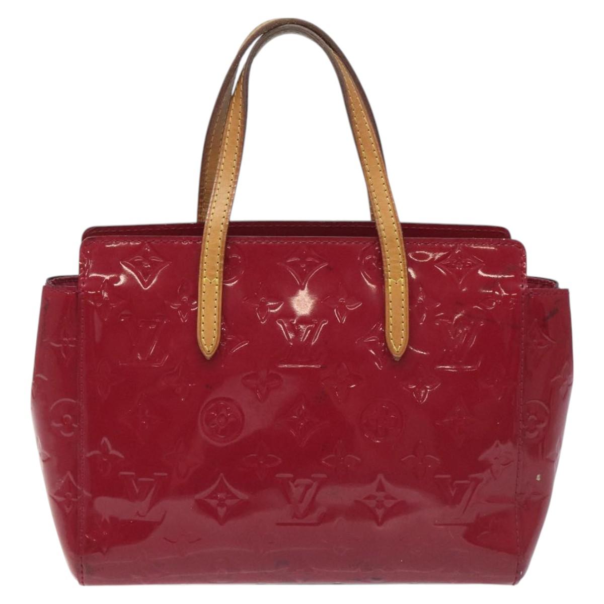 LOUIS VUITTON Monogram Vernis Catalina BB Bag Rose Andian M90016 LV Auth KD072