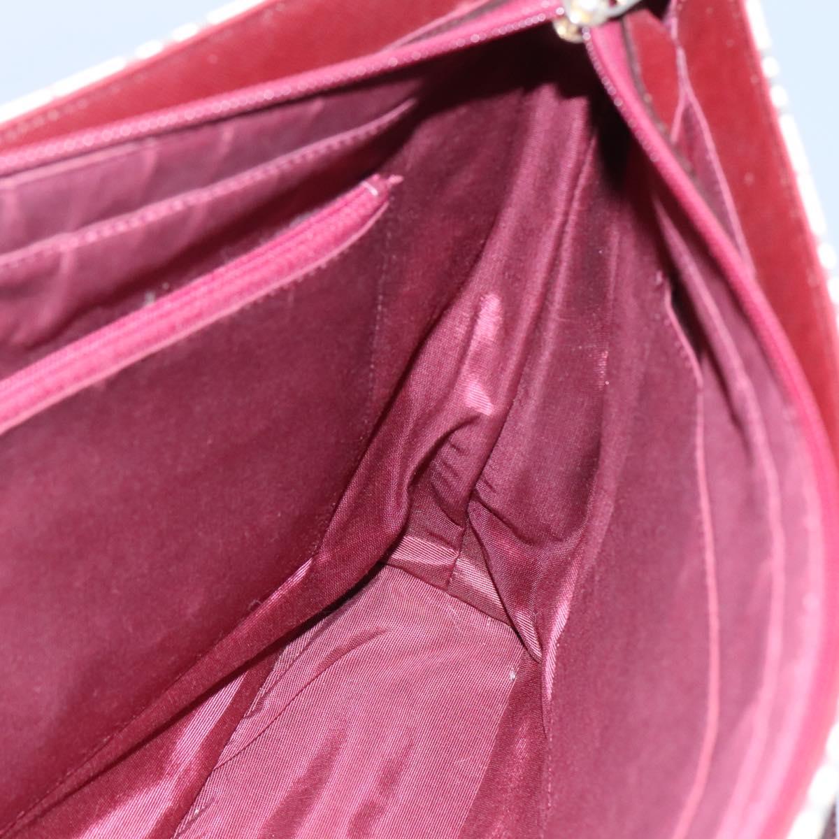 BURBERRY Nova Check Tote Bag Canvas Beige Gold Auth KD099