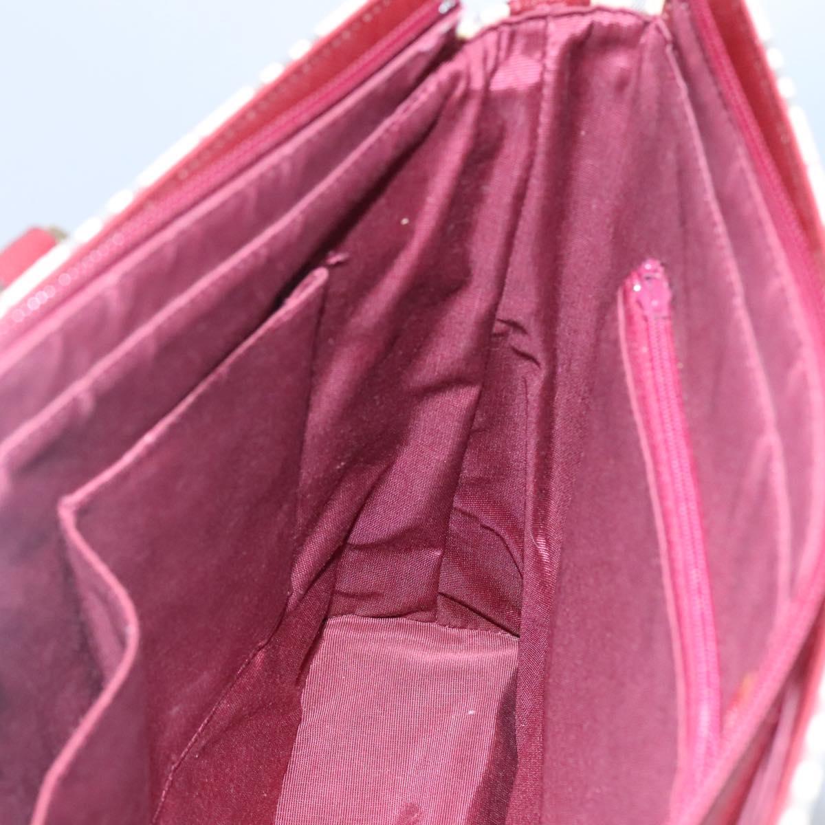 BURBERRY Nova Check Tote Bag Canvas Beige Gold Auth KD099