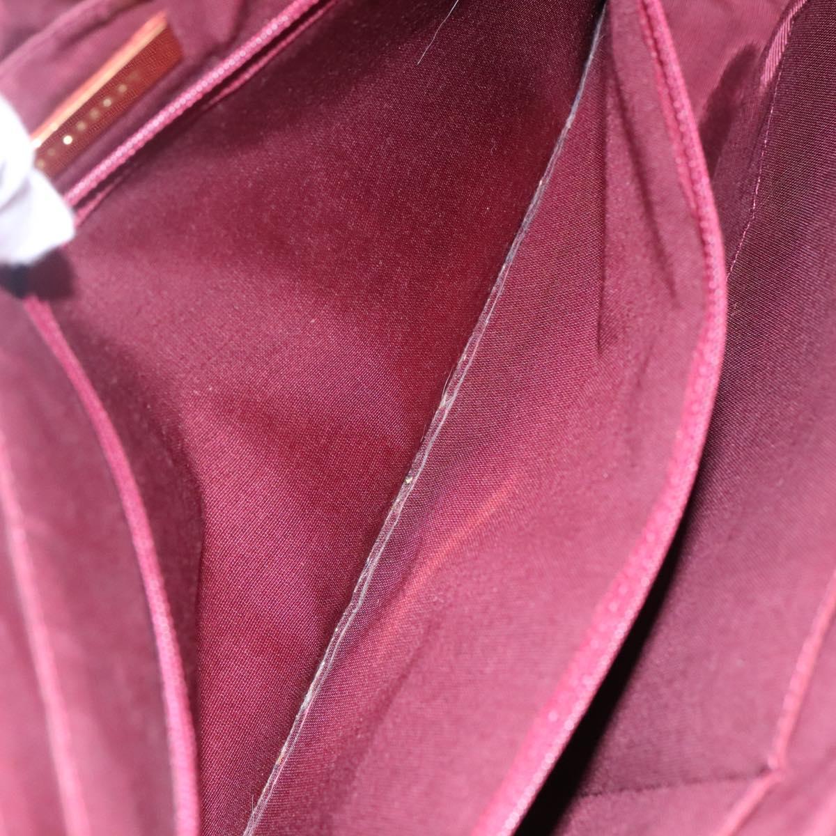 BURBERRY Nova Check Tote Bag Canvas Beige Gold Auth KD099