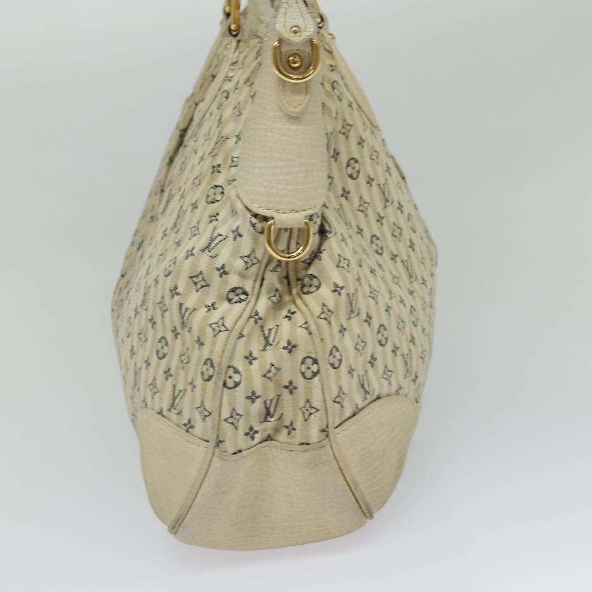 LOUIS VUITTON Monogram Mini Lin Croisette Marina GM Bag 2way M95492 Auth KD103