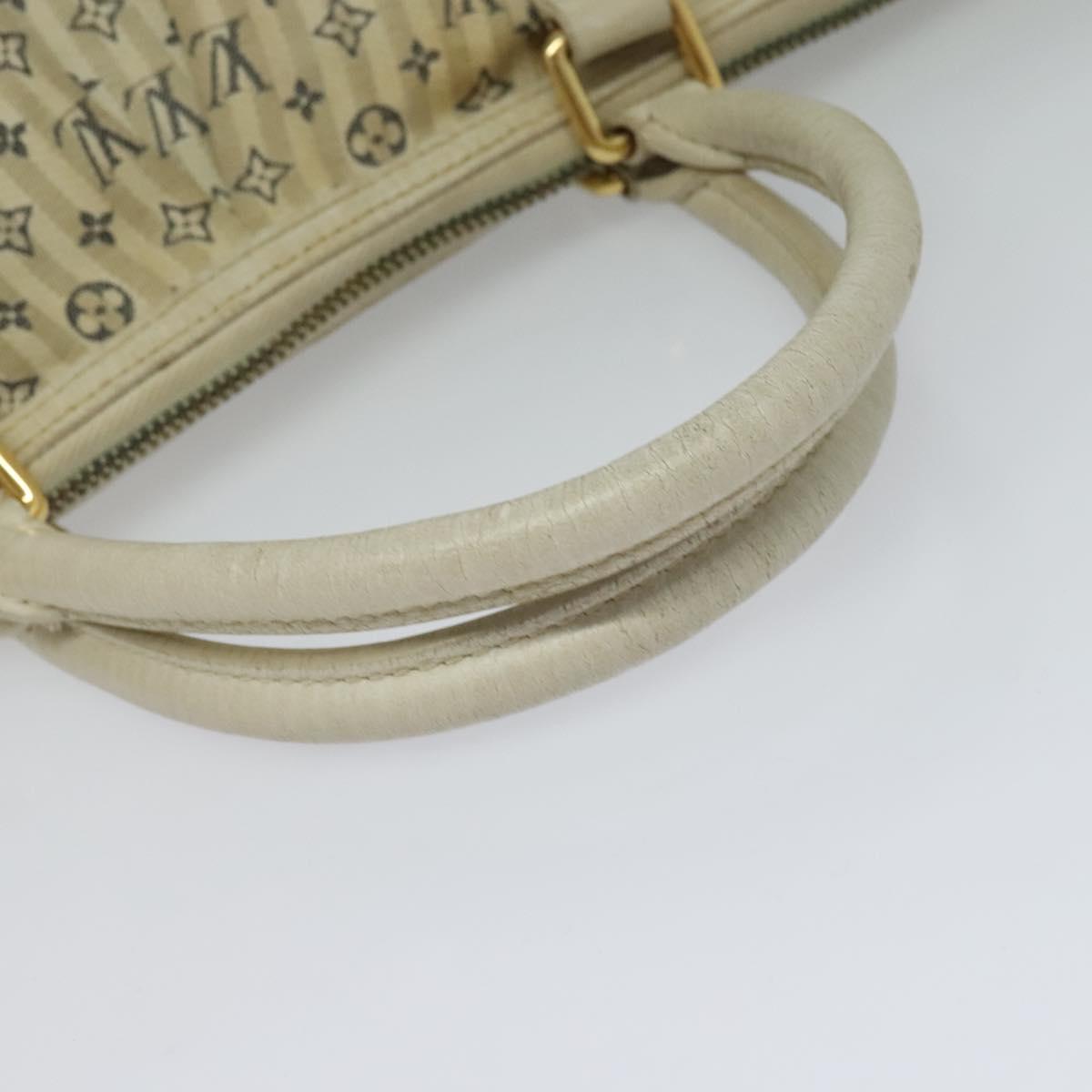 LOUIS VUITTON Monogram Mini Lin Croisette Marina GM Bag 2way M95492 Auth KD103