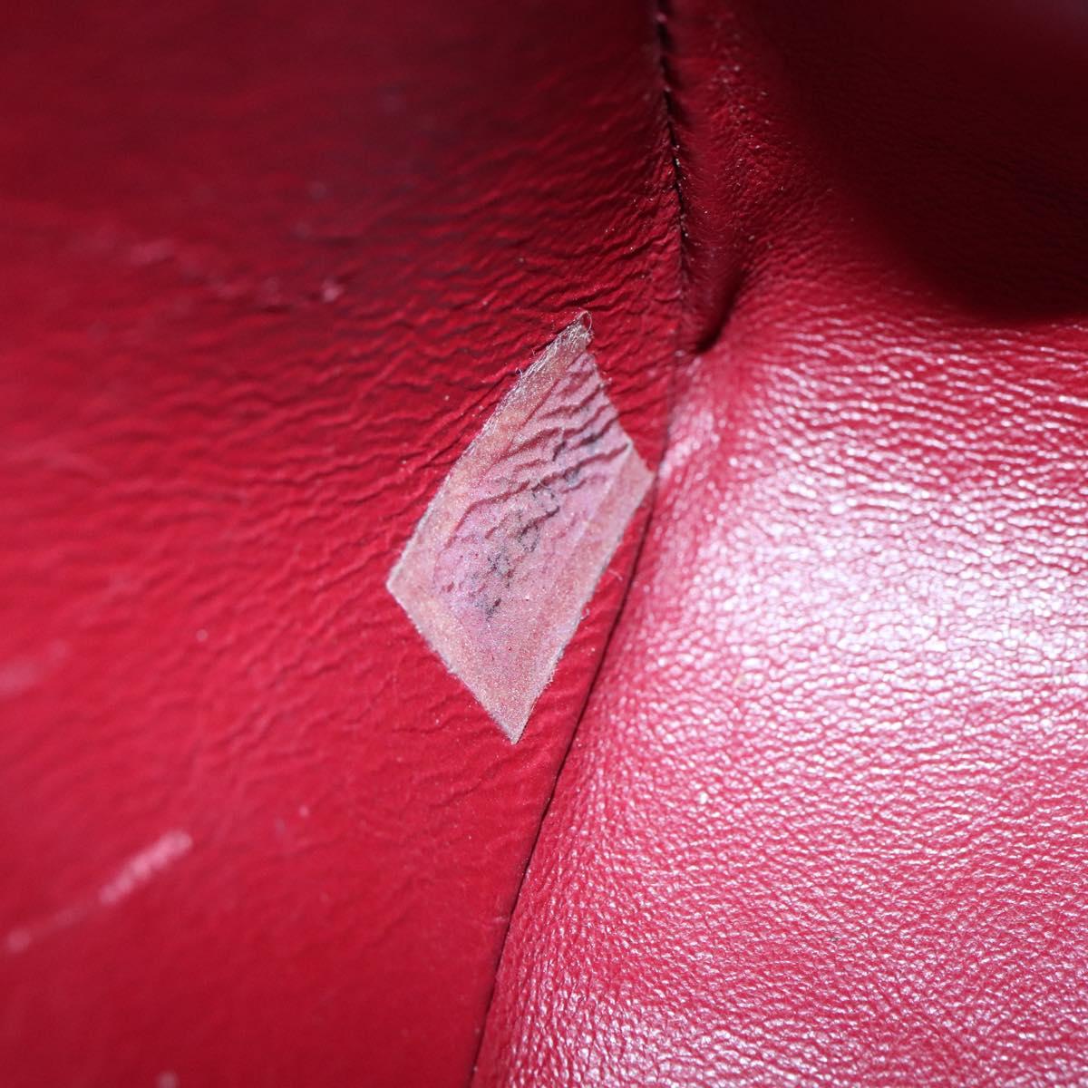 CHANEL Matelasse Chain Shoulder Bag Lamb Skin Black Gold CC Auth KD113