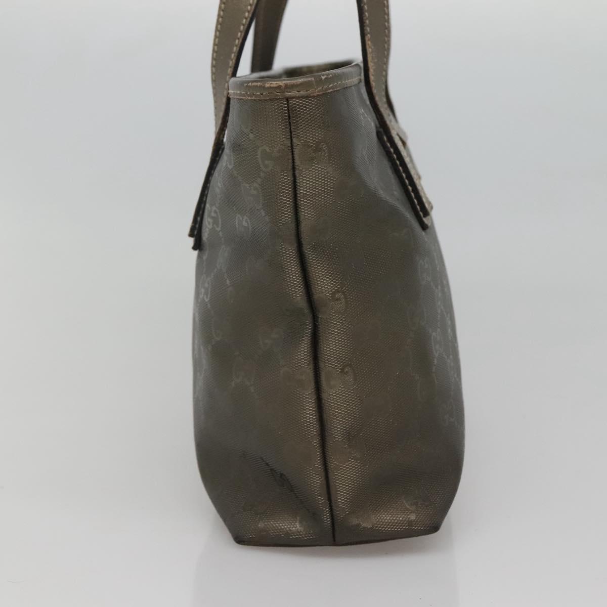 GUCCI GG implementation Tote Bag Khaki 211138 Auth KD120