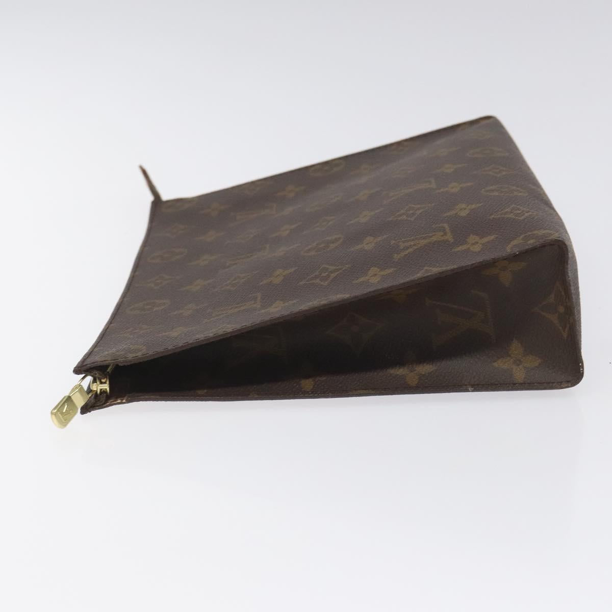 LOUIS VUITTON Monogram Poche Toilette 26 Pouch M47542 LV Auth KD133