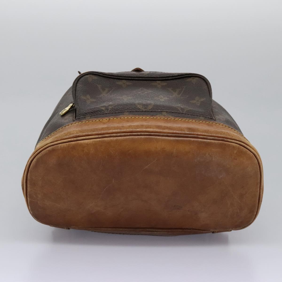 LOUIS VUITTON Monogram Montsouris MM Backpack M51136 LV Auth KD150