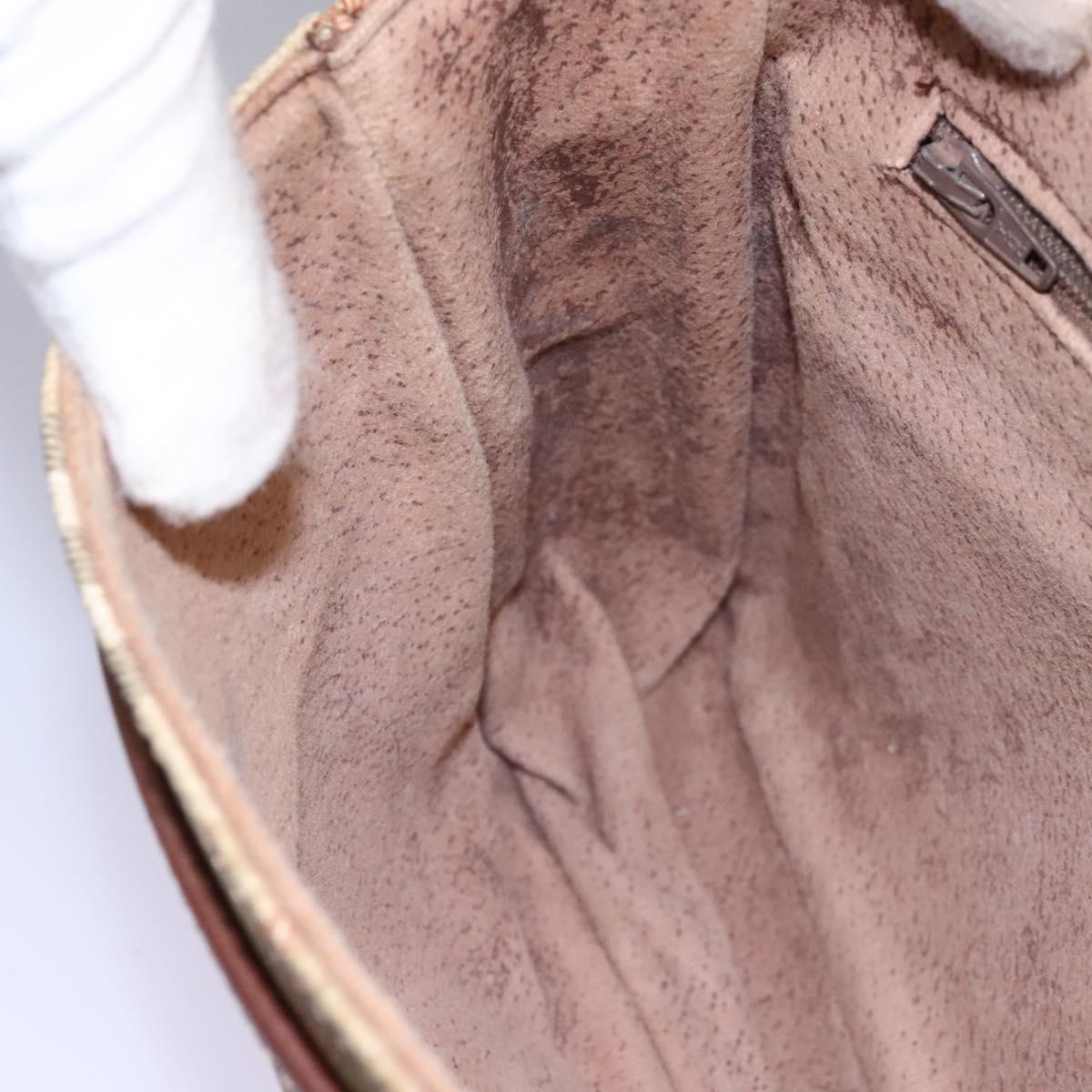 Burberrys Nova Check Shoulder Bag PVC Leather Beige Auth KD166