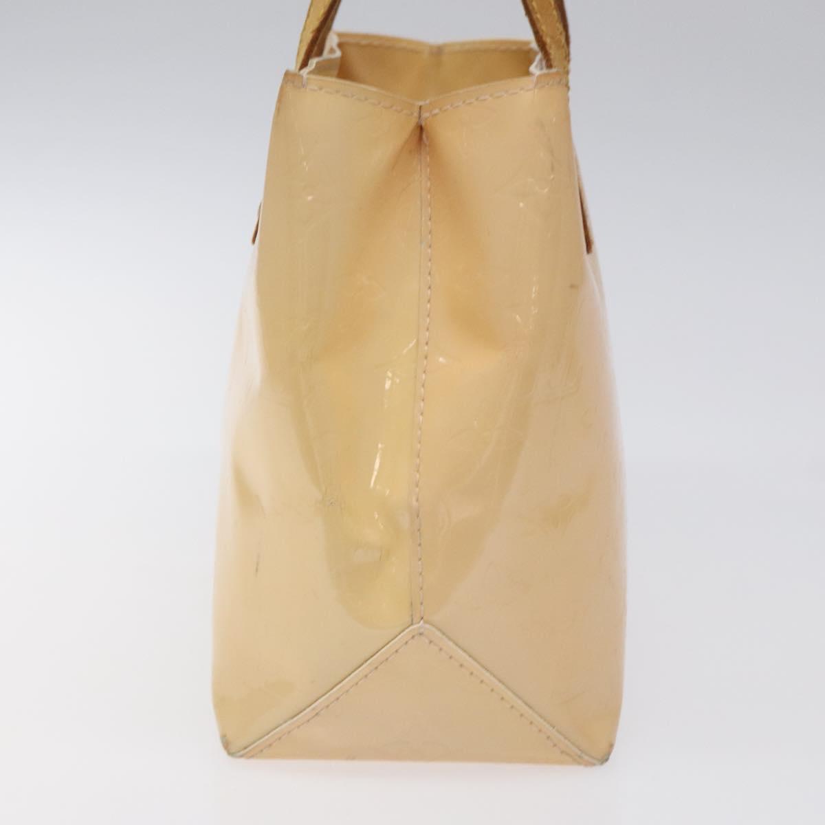 LOUIS VUITTON Monogram Vernis Reade PM Bag Marshmallow Pink M91306 Auth KD181