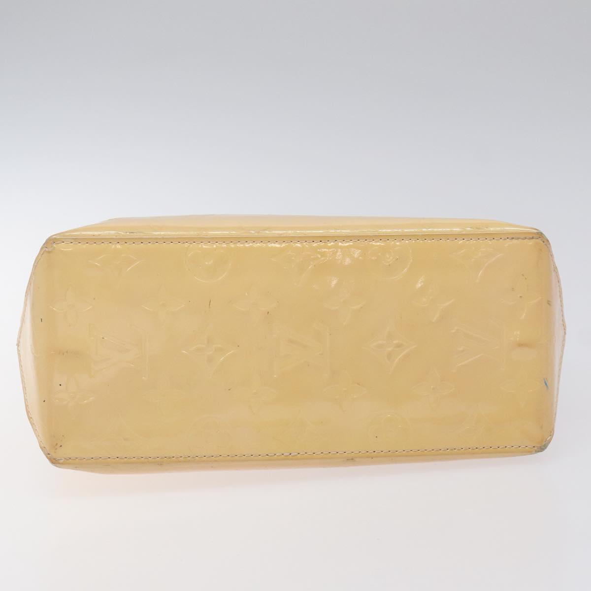 LOUIS VUITTON Monogram Vernis Reade PM Bag Marshmallow Pink M91306 Auth KD181