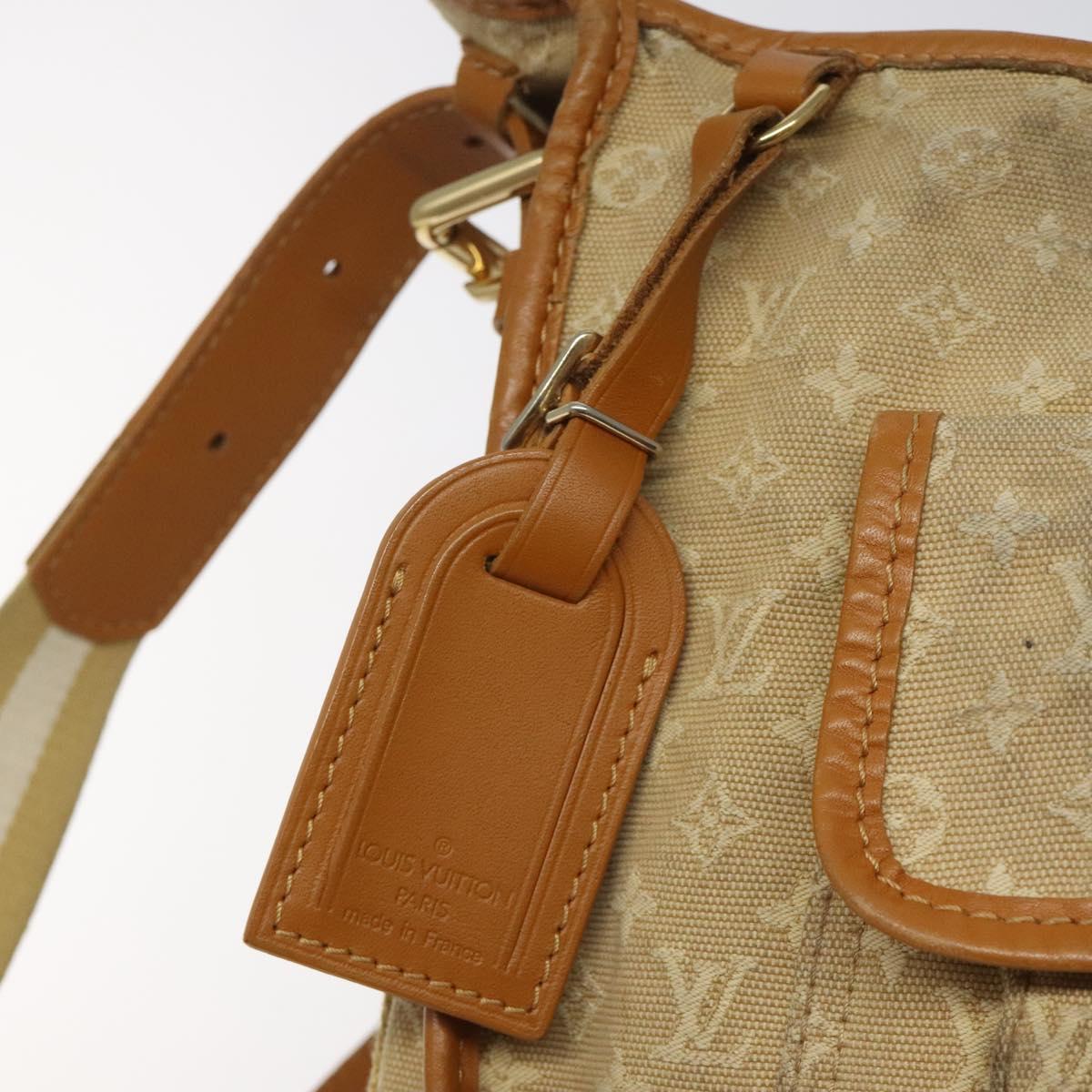 LOUIS VUITTON Monogram Mini Buzas Marie Kate Bag Beige M92323 LV Auth KD189