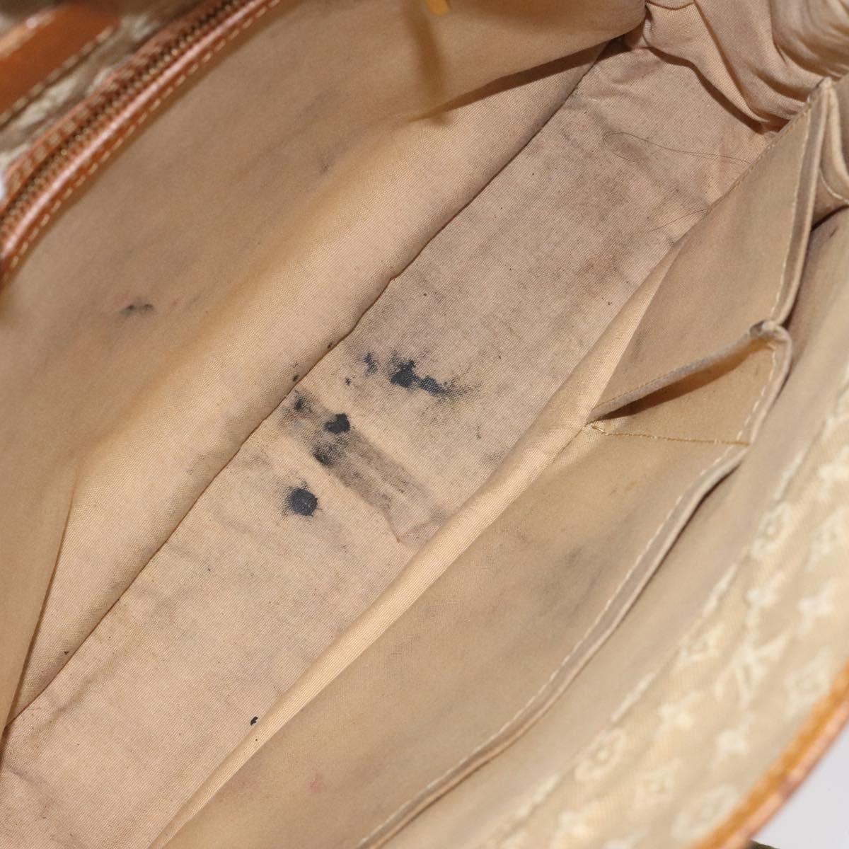 LOUIS VUITTON Monogram Mini Buzas Marie Kate Bag Beige M92323 LV Auth KD189