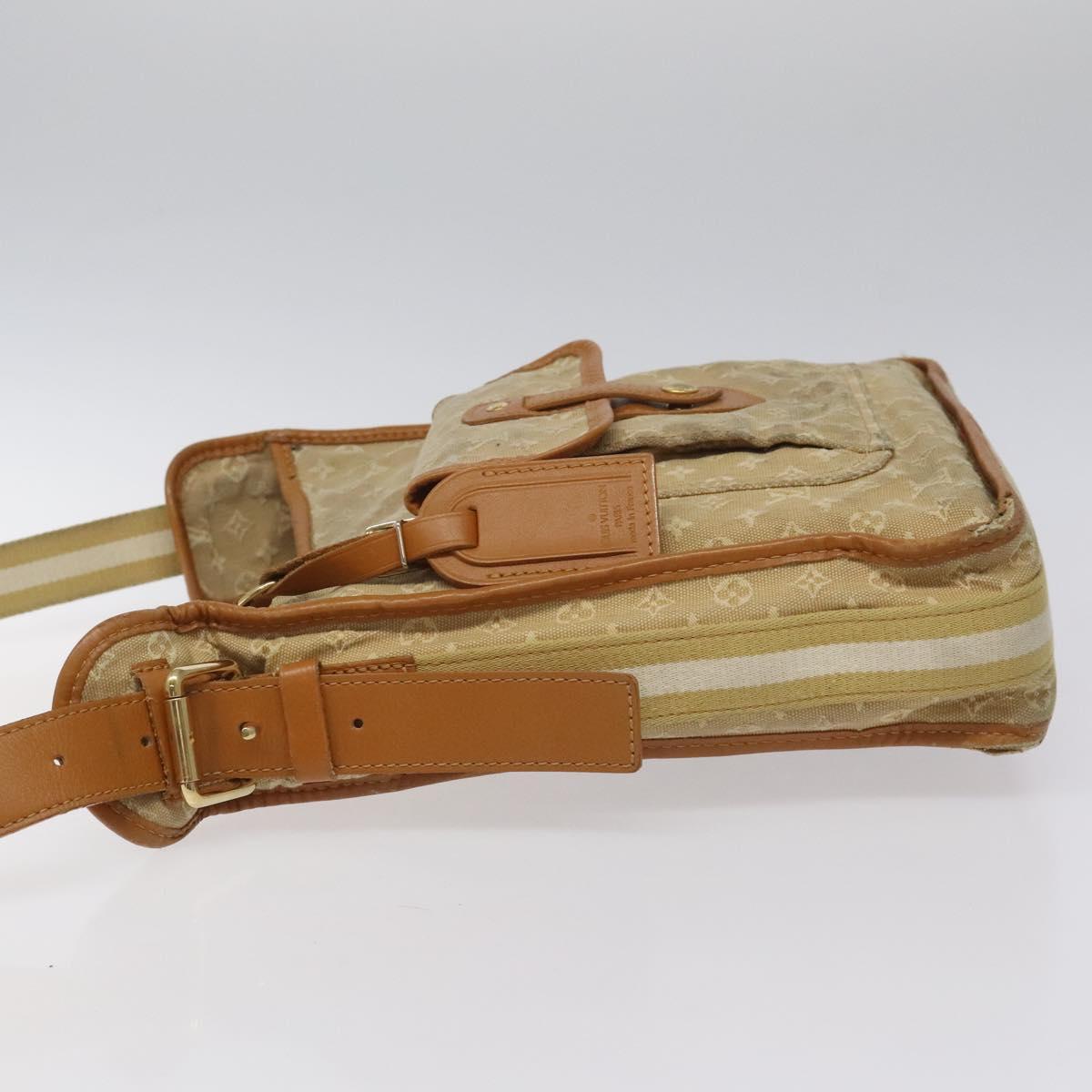 LOUIS VUITTON Monogram Mini Buzas Marie Kate Bag Beige M92323 LV Auth KD189