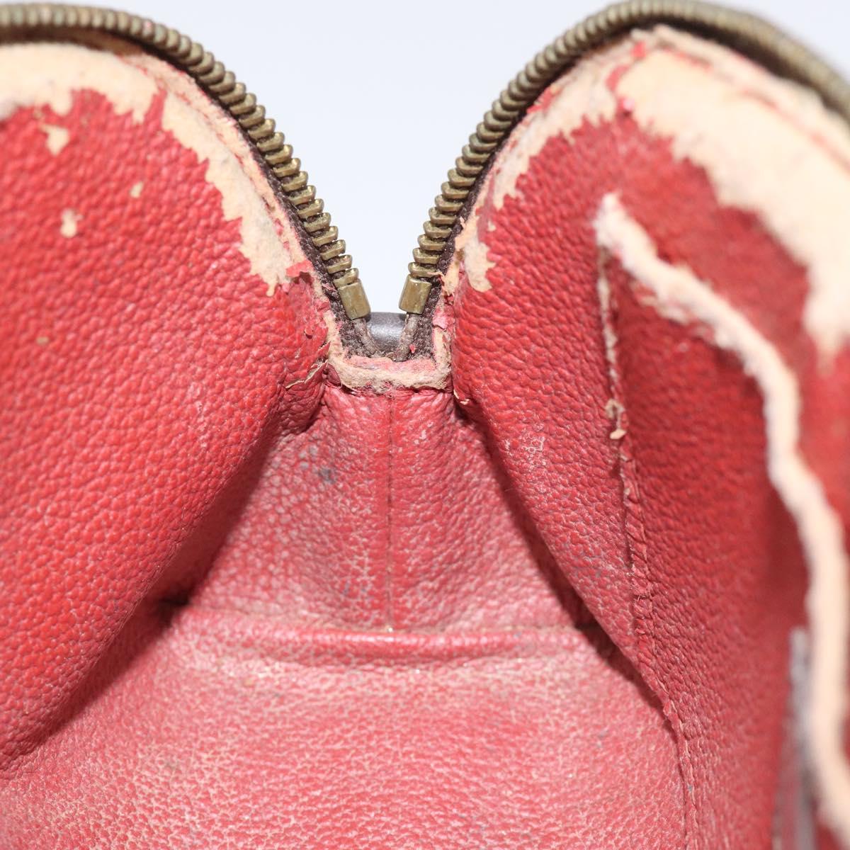 LOUIS VUITTON Damier Ebene Pochette Cosmetic PM Pouch N47516 LV Auth KD199