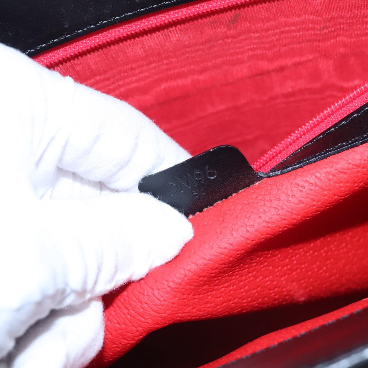 CELINE Shoulder Bag Suede Black Auth KD203